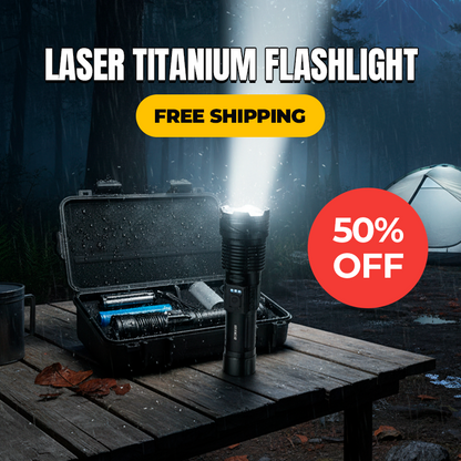 Titanium Laser Pro Flashlight