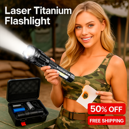Titanium Laser Pro Flashlight