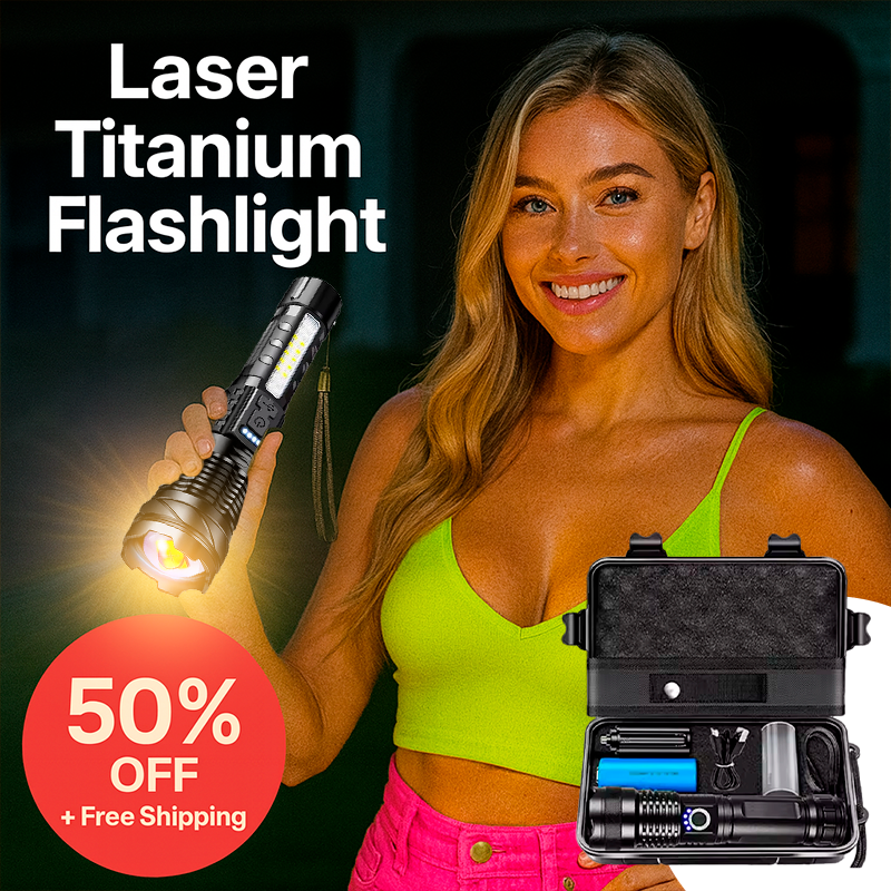 Titanium Laser Pro Flashlight