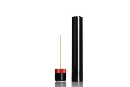 WinePro wine opener in black and red, needle and body separated