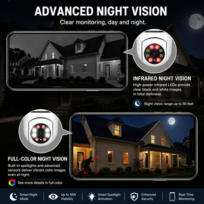Guardian 360 Security Camera — Full-Room Coverage From Any Light Socket