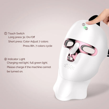 Seven light colors available