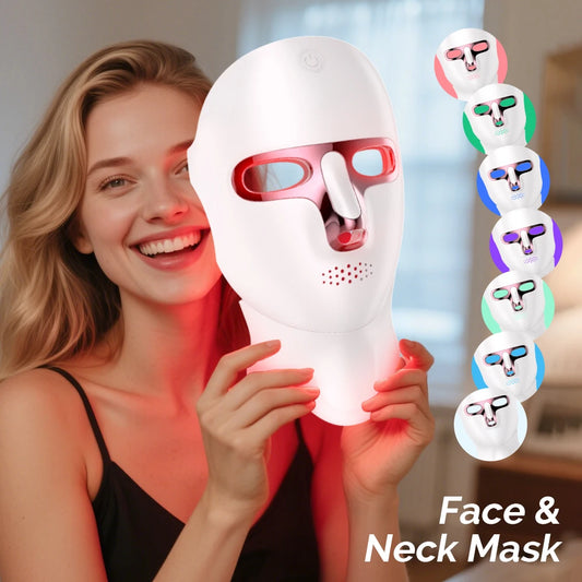 LumaGlow Pro LED face and neck mask