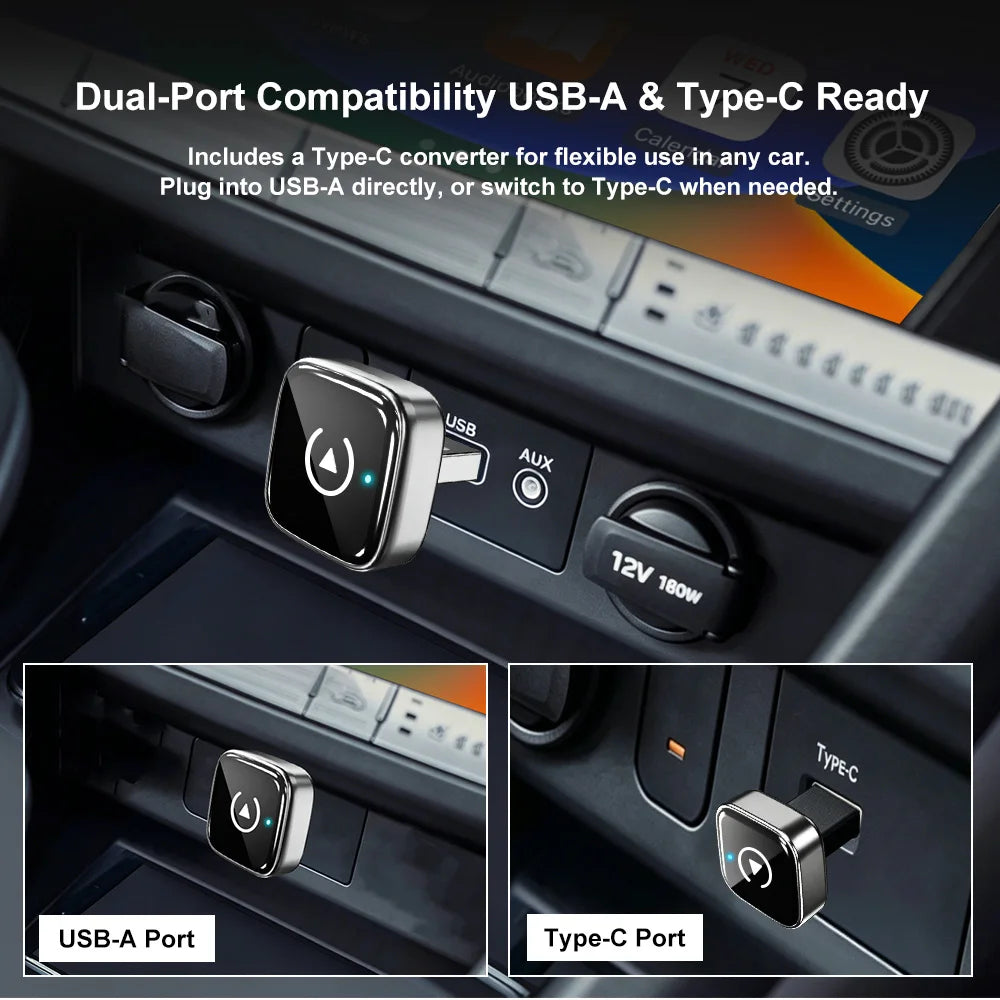 Works with USB-A and USB-C ports