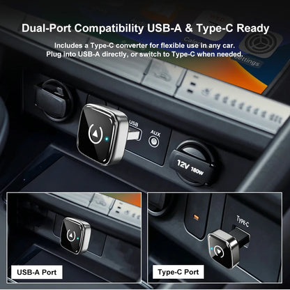 Works with USB-A and USB-C ports