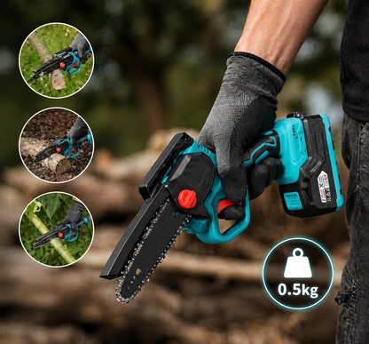 Portable Chainsaw used for pruning branches and bamboo