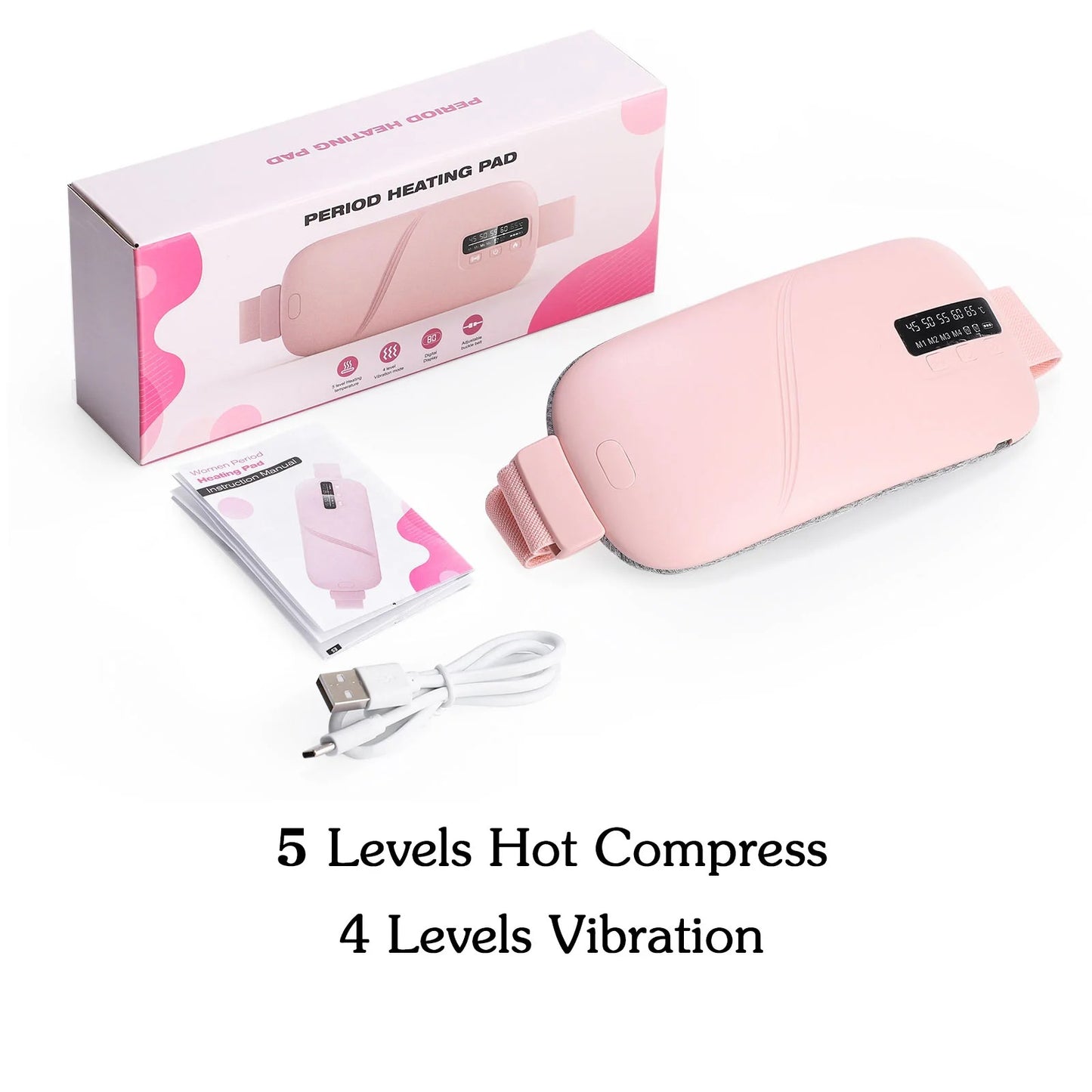 WarmCore Pro™ Heated Massage Back Belt — Cordless Warmth & Vibration for Your Lower Back
