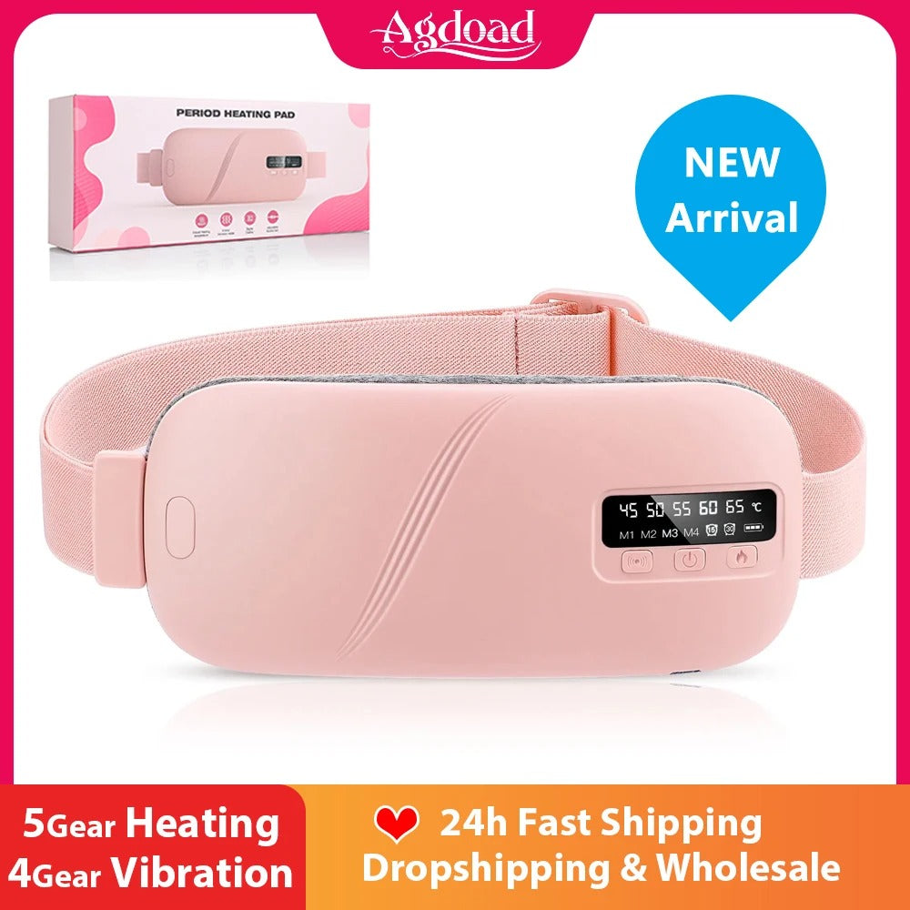 WarmCore Pro™ Heated Massage Back Belt — Cordless Warmth & Vibration for Your Lower Back
