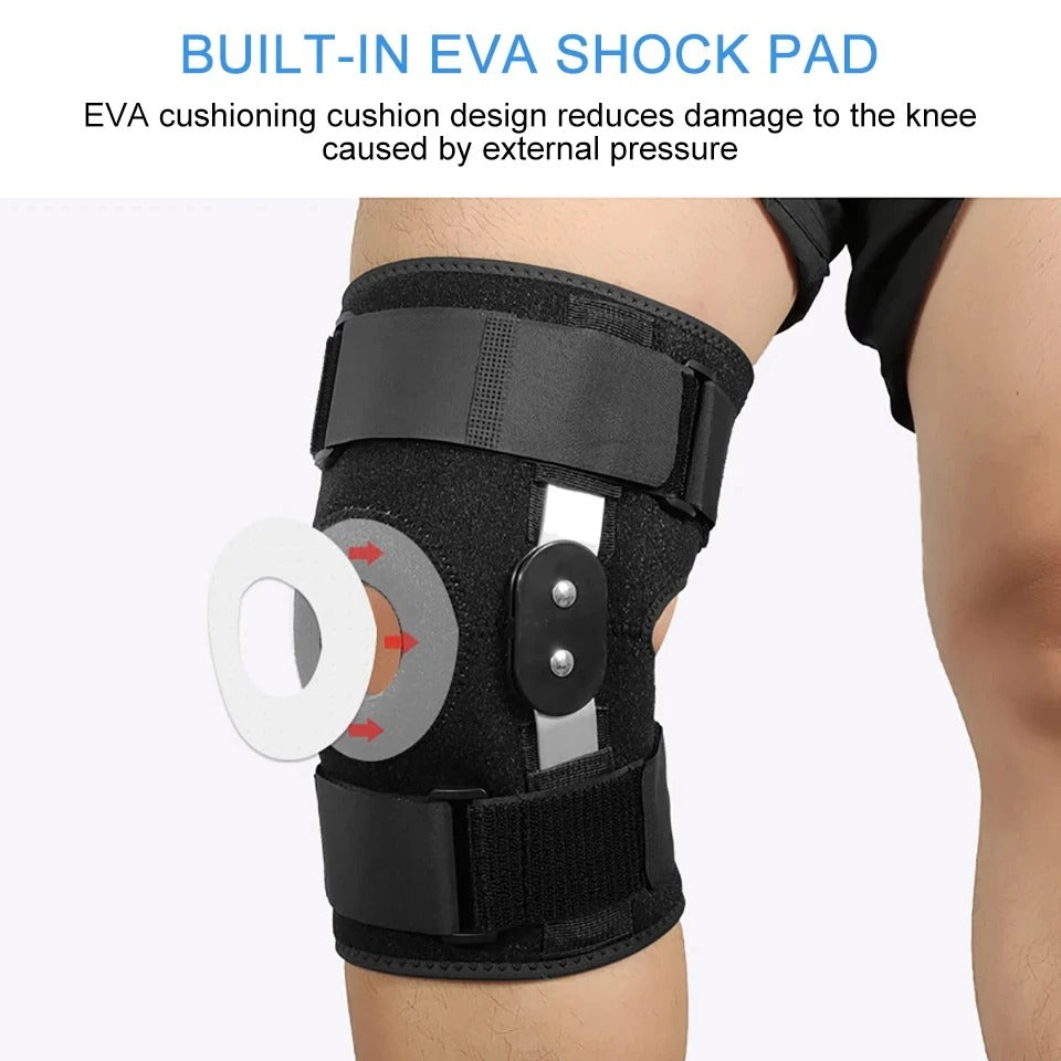 TitanKnee™ Steel-Hinge Knee Brace — Stop the Wobble, Walk Pain-Free