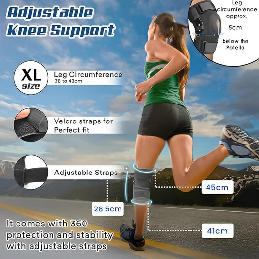 TitanKnee™ Steel-Hinge Knee Brace — Stop the Wobble, Walk Pain-Free