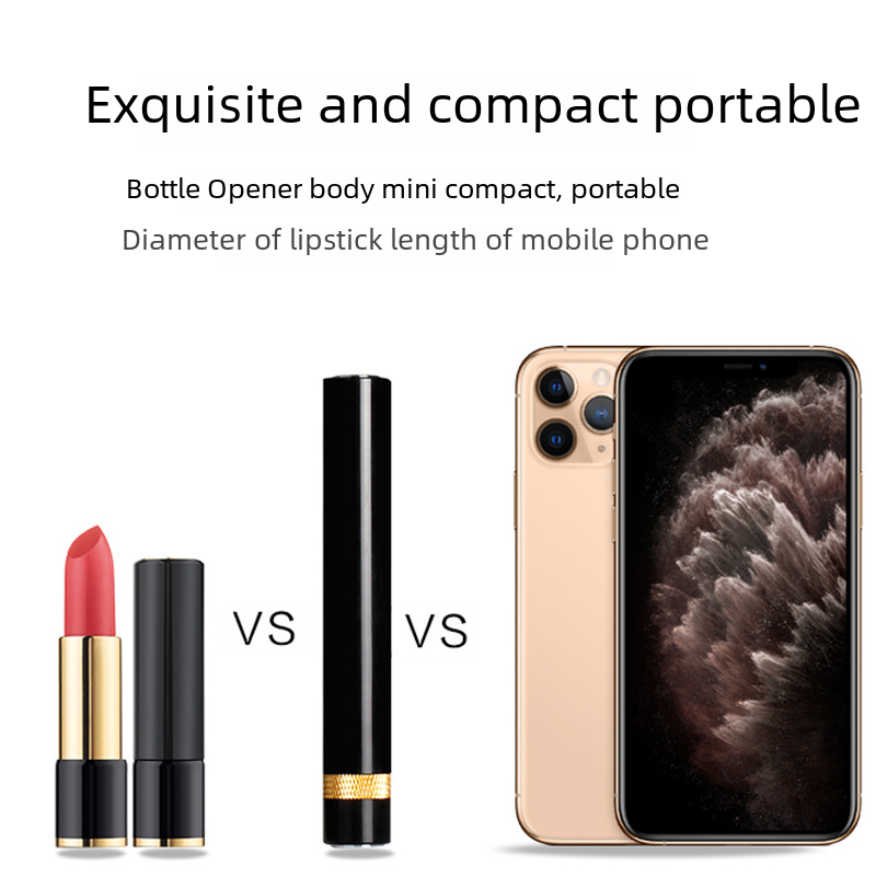 WinePro is as wide as a lipstick and as long as a phone