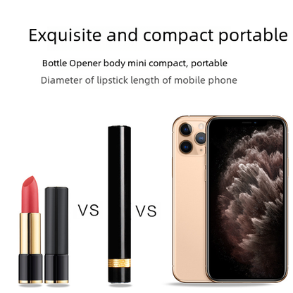 WinePro is as wide as a lipstick and as long as a phone